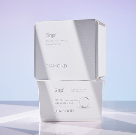 ماسک روزانه روشن‌کننده الماس SNP – بسته ۳۰ عددی